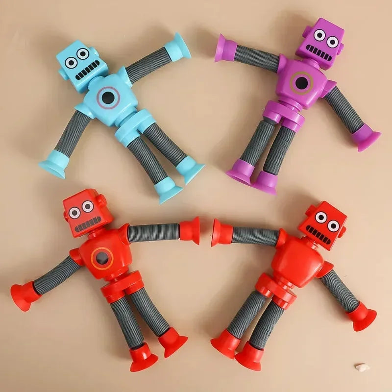 4 Pop Tubes Tubo Juguete Robots sensoriales