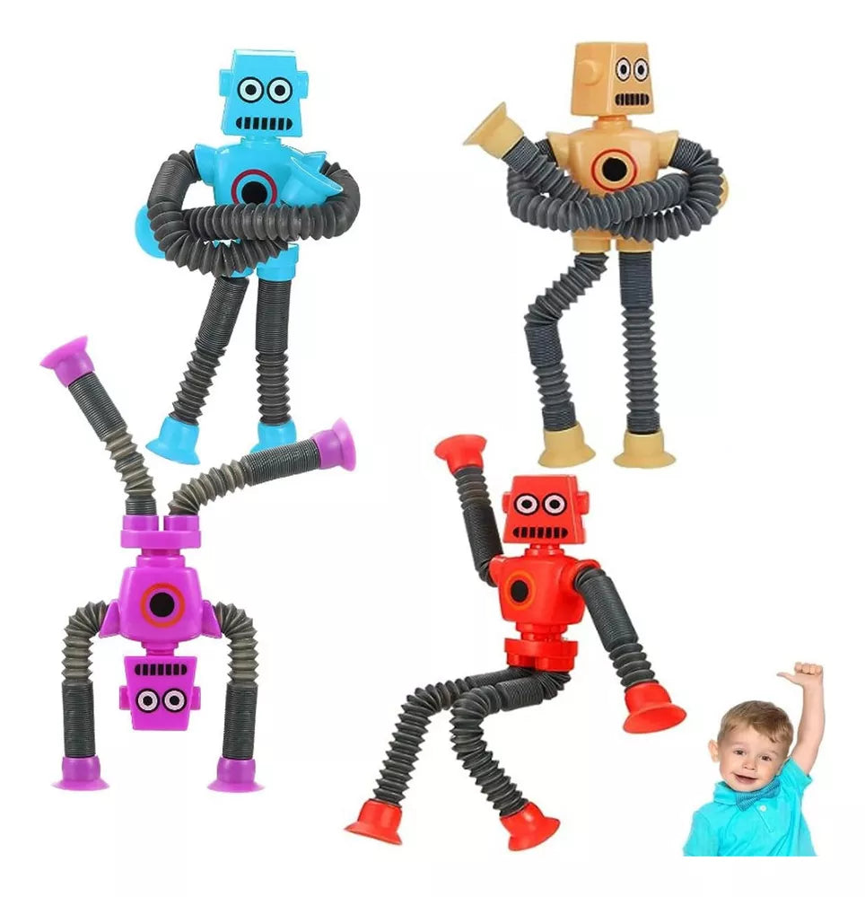 4 Pop Tubes Tubo Juguete Robots sensoriales